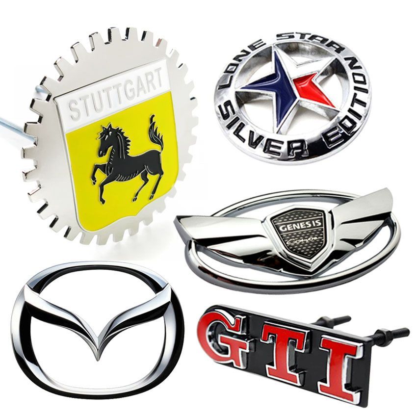 Emblematy samochodowe z metalu na zamówienie