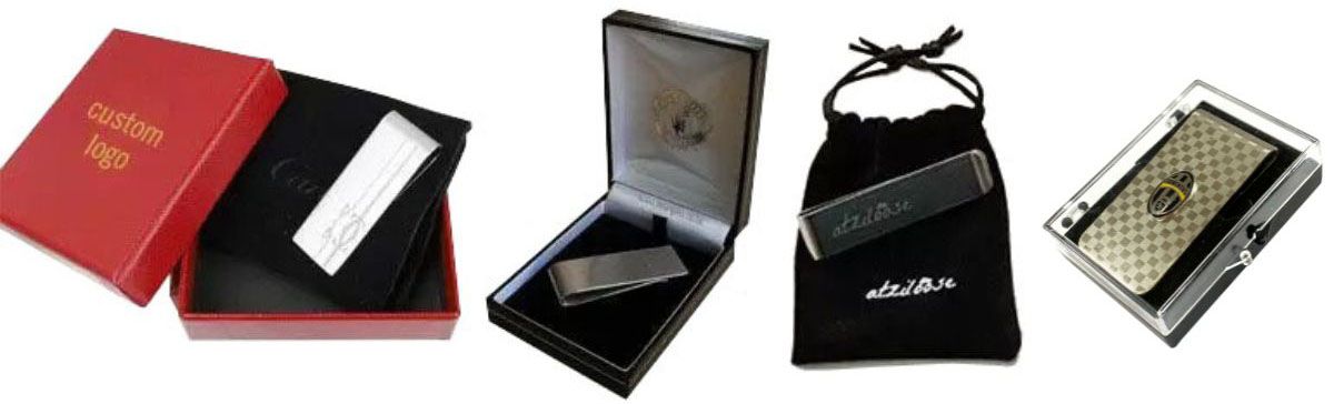 Pince à Billets En Acier Inoxydable Gravée Personnalisée - Cadeau Homme Pour Mari, Papa, Témoin Ou Père - Monogramme Ou Texte Sur Mesure - 5