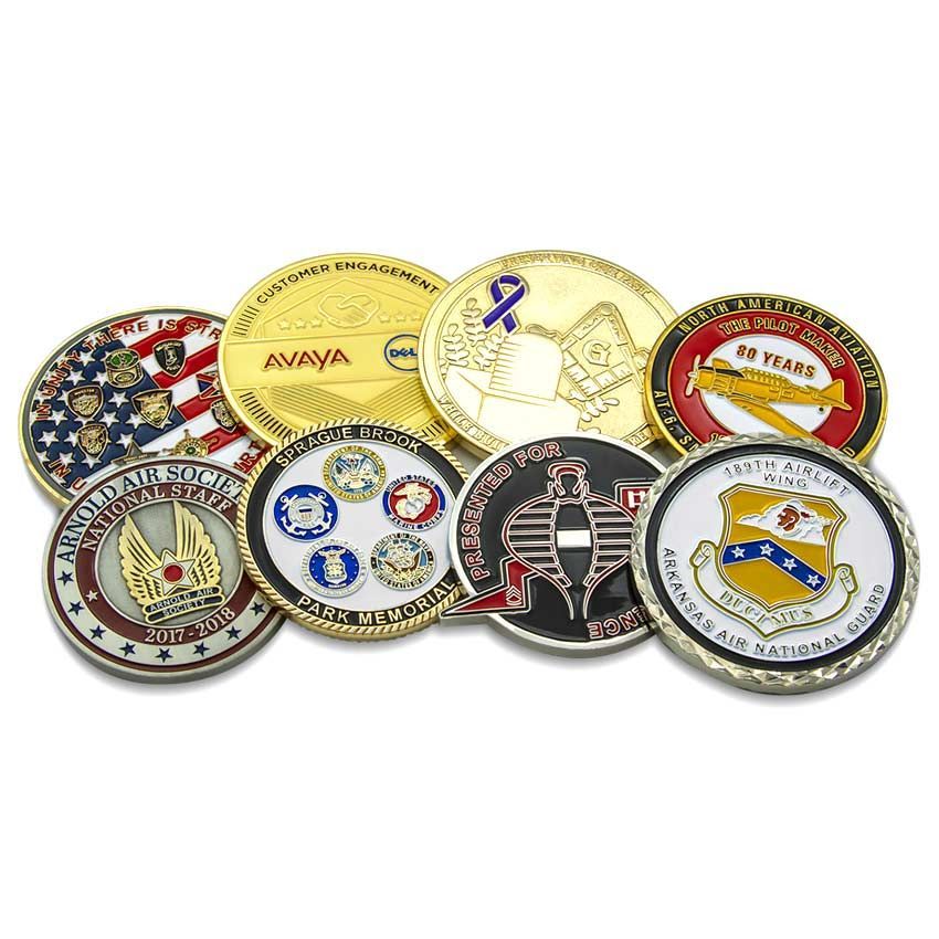 Индивидуальные военные челлендж-монеты