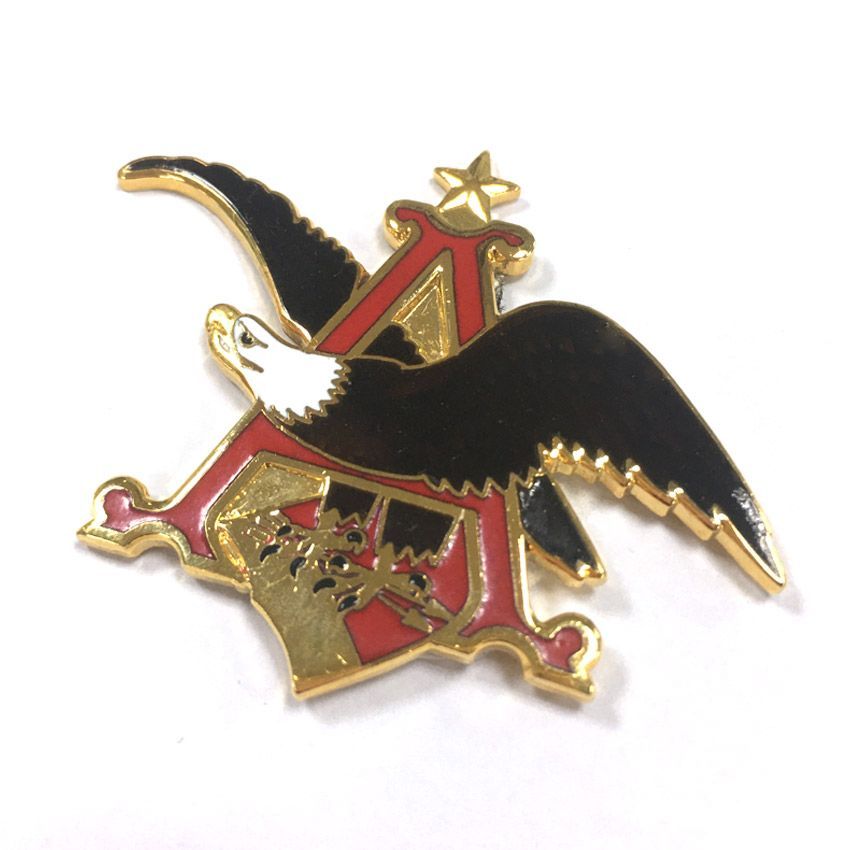 Pins de Lapela de Esmalte Cloisonné Personalizados Eagle