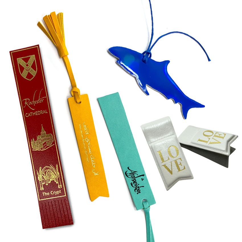 Wholesale Custom Logo Leather Bookmarks