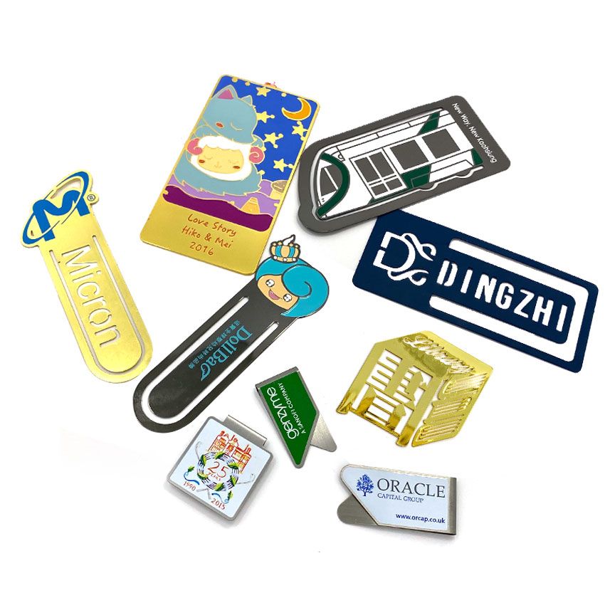 Custom Metal Bookmarks, Gifts, Bookmark With Tassel, Business Logo Boo –  AnnieRose Design Studio