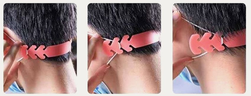 Silicone & PVC Adjustable Mask Ear Cord