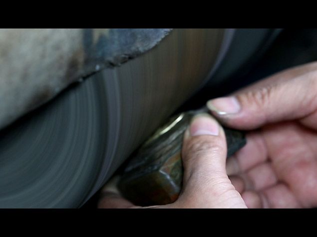 Macchina per la lucidatura a mano