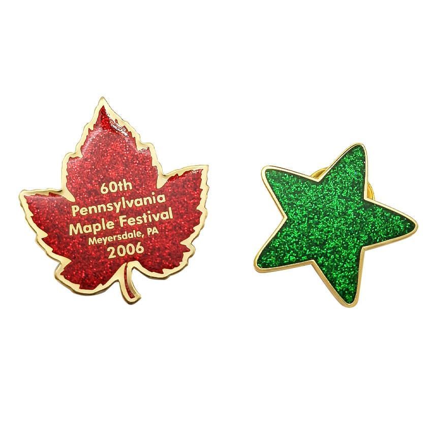 Glitter Enamel Pins - Custom Glitter Enamel Pins, Woven & Embroidered  Patches Manufacturer