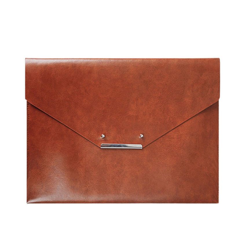 Trifold Leather File Folder | Personalized Metal & Silicone Promotional ...