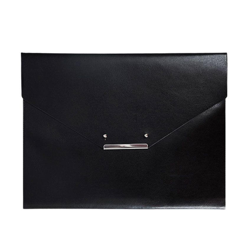 Trifold Leather File Folder | Personalized Metal & Silicone Promotional ...
