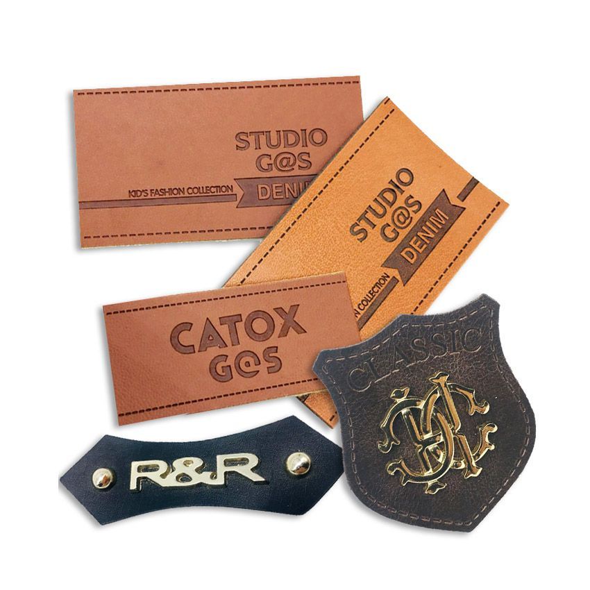 Personalized Leather Patches and Labels