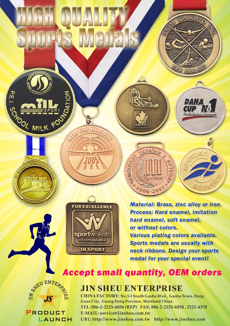 Custom Made Sports Medals