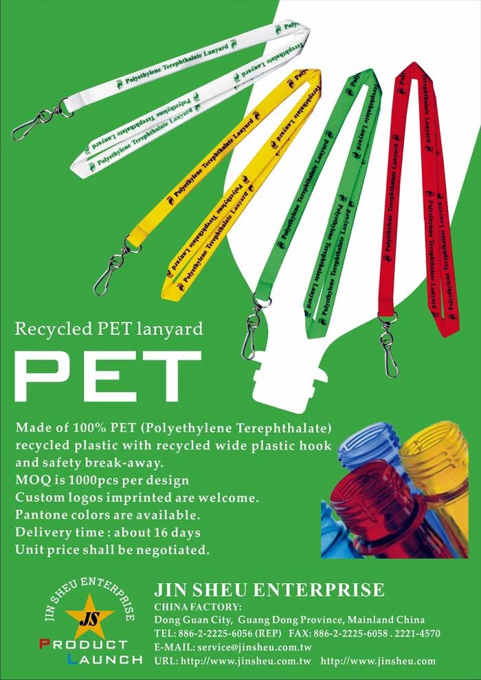 Recyceltes PET-Schlüsselband