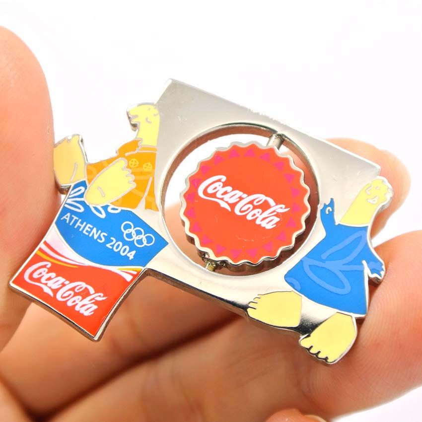 Sponsor Member Pin Spinning Sponsor Lapel Pins | Personalized Metal & Silicone Promotional ...