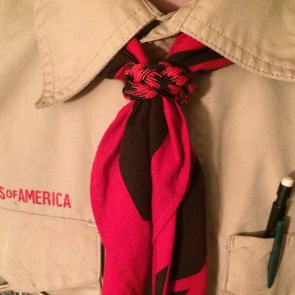 Scouts Paracord Woggles paracord neckerchief slide, paracord boy scout woggle, paracord scarf