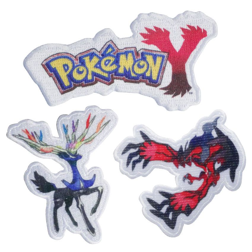 Customized heat transfer printed pokemon patches