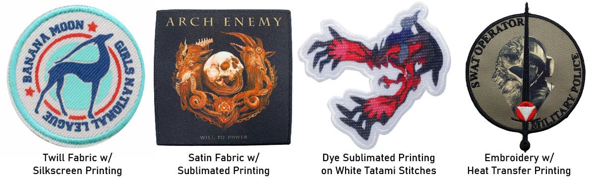 Custom Embroidered, PVC and Heat Transfer Patches - Signature Patches
