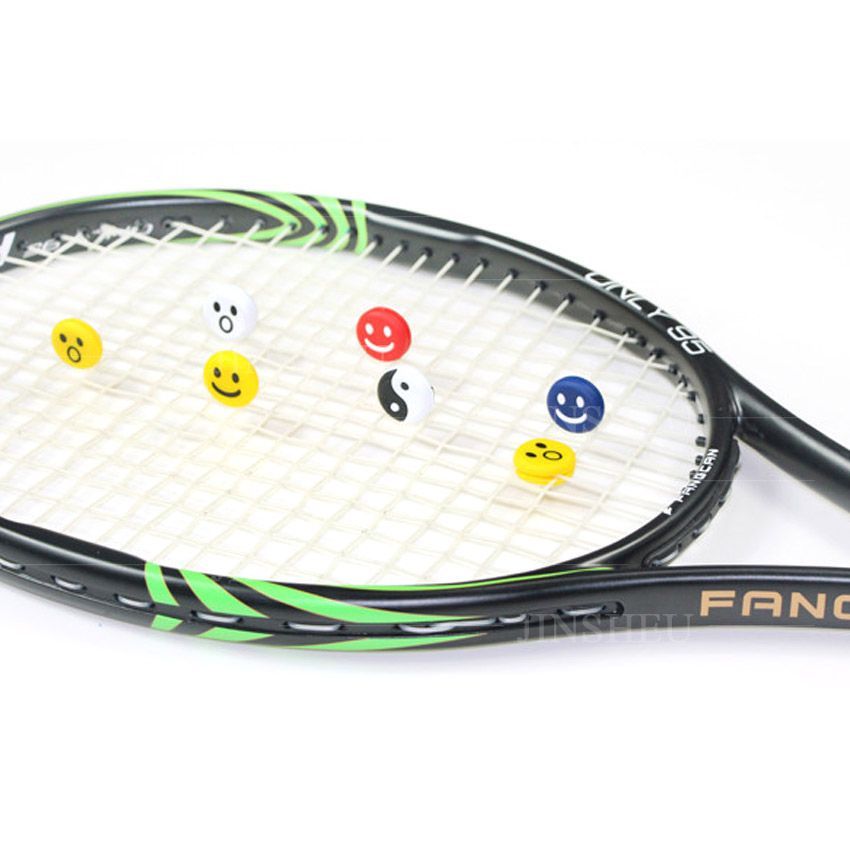 Amortecedores de vibração personalizados para raquetes de tênis