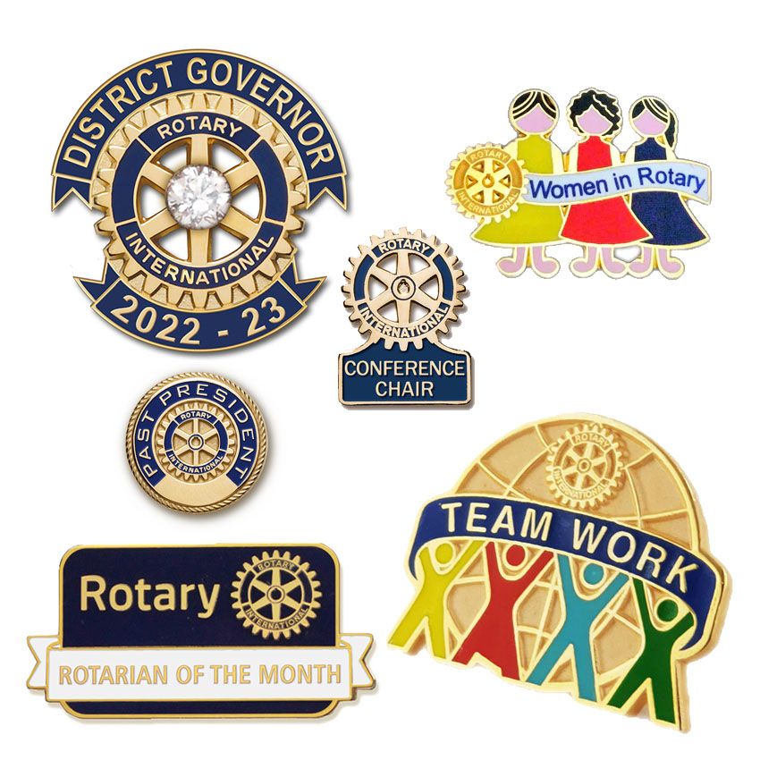 Rotary klub kitűző