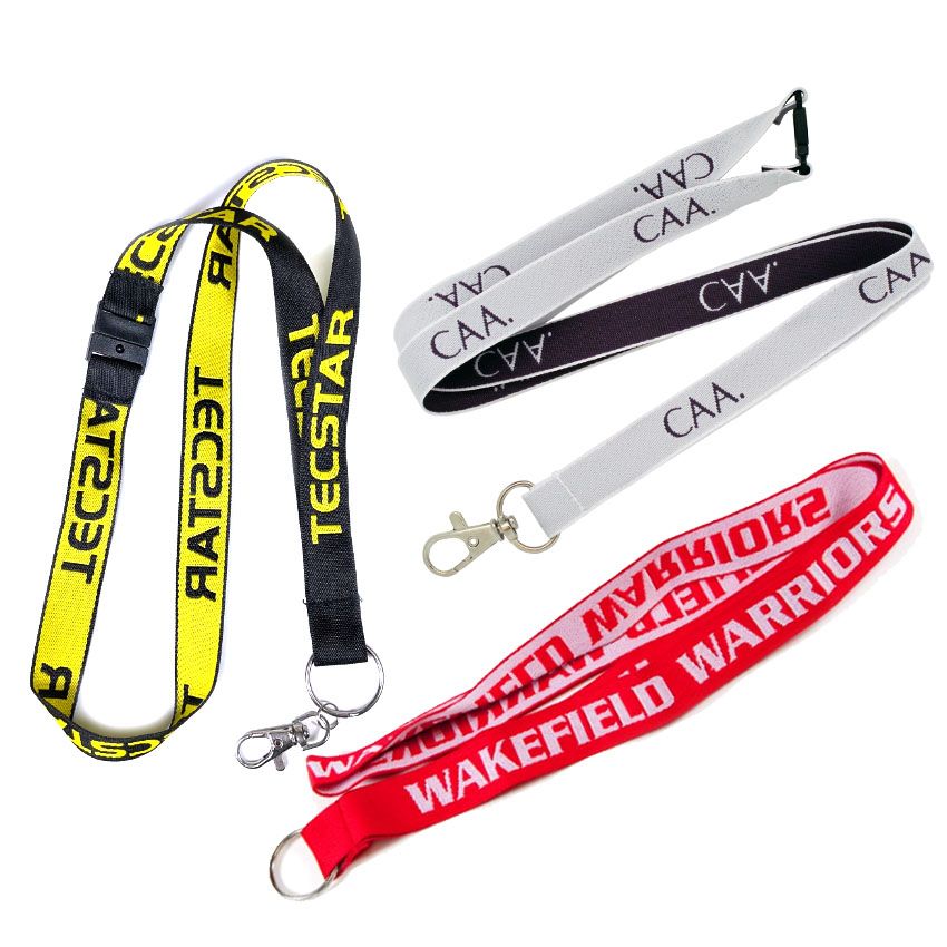 custom woven lanyards