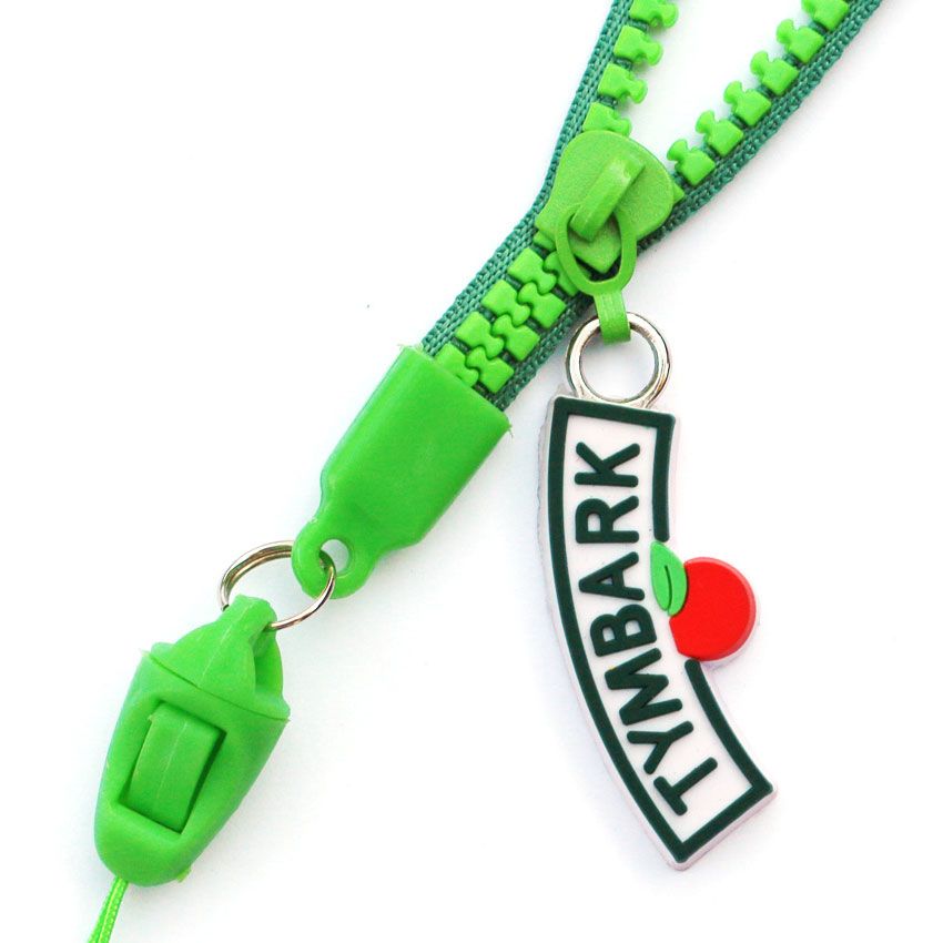 Plastik-Reißverschluss-Schlüsselbänder