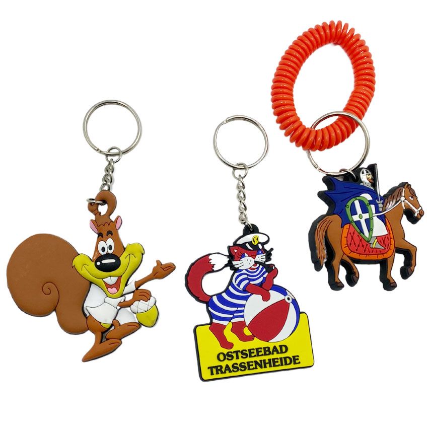 PVC Keychains - Rubber Keyrings  Woven & Embroidered Patches
