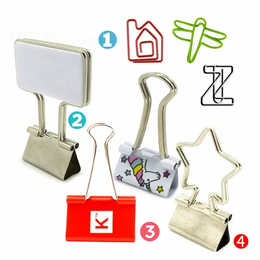 VARIOUS METAL PAPER CLIPS