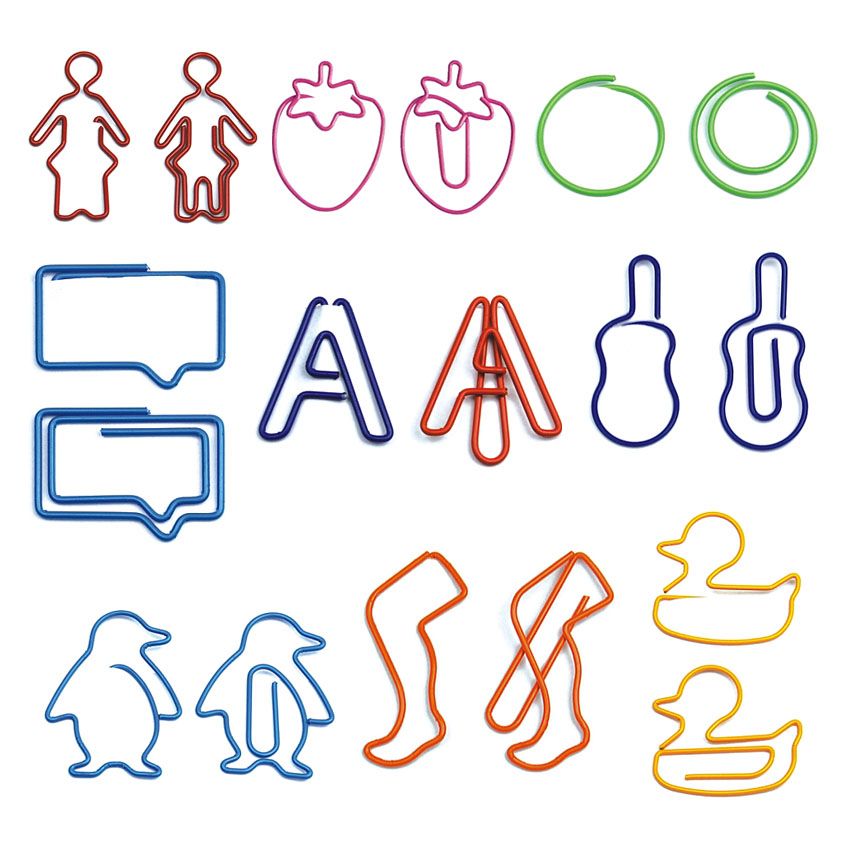 Metallische Büroklammern