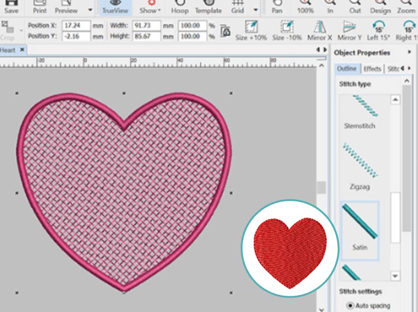 Digitizing Embroidery File