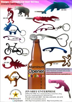 Aluminum Bottle Openers Keychains