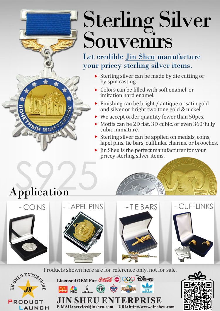 Sterlingsilber-Souvenirs