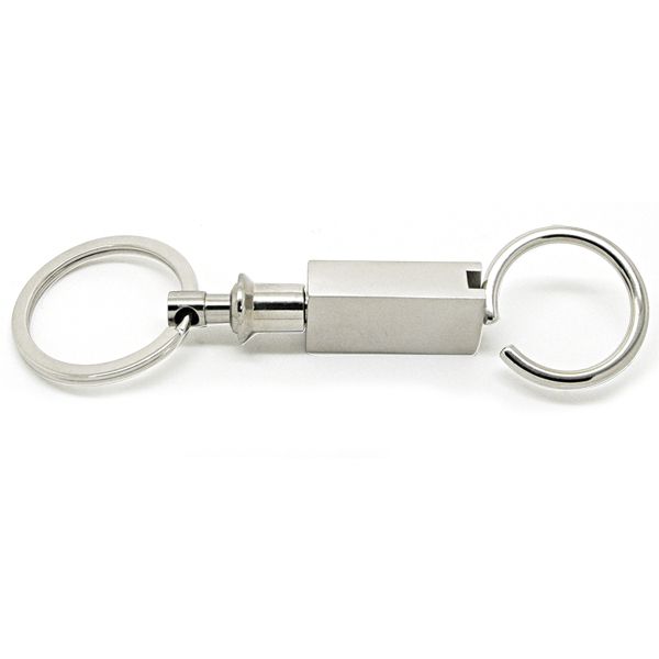 Open Design Detachable Key Chain | Personalized Metal & Silicone ...
