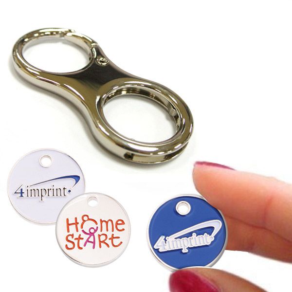 Promotional Trolley Coin Keyrings | Personalized Metal & Silicone ...