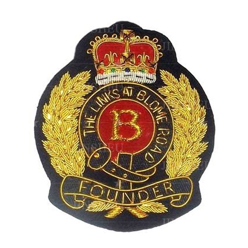 Custom Bullion Blazer Badge