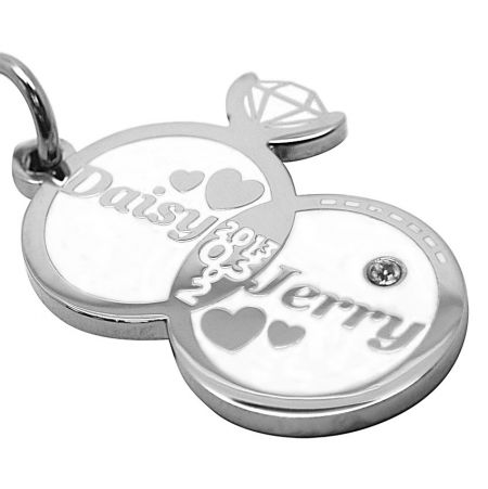 Porta-chaves de casamento - chaveiros personalizados para casamento