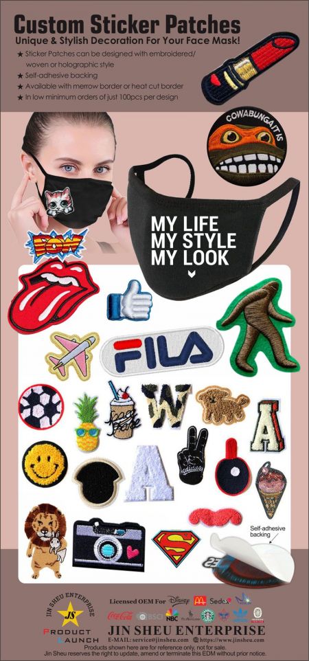 Tilpassede klistermærke patches - Strygejerns mærkater til fabrikspris