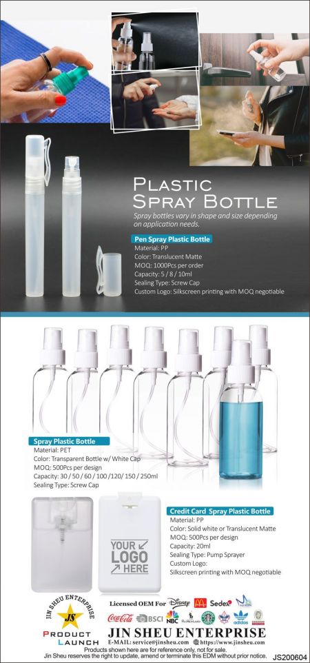 Botella de spray de plástico - Botellas de spray de plástico baratas