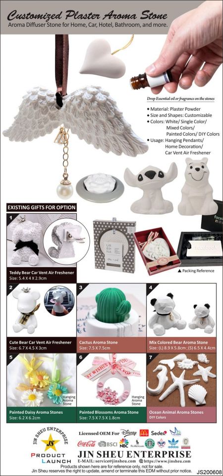 Tilpasset gipsaroma sten - Aroma sten diffuser