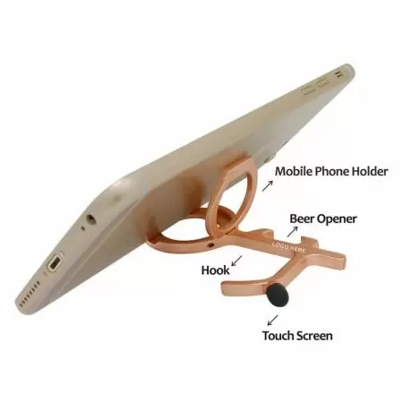 Berøringsfri døråbner og telefon holder med stylus - nøglebundt berøringsværktøjer