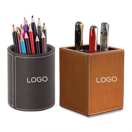 Promotional Leather Pen Cup Holders