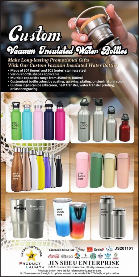 Tilpassede vakuumisolerede vandflasker - Personlig termovandflaske