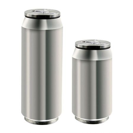Copos em forma de lata de refrigerante com isolamento a vácuo - Garrafa térmica personalizada