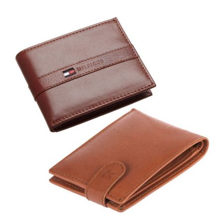 Custom Men Short Leather Wallets - wholesale custom men wallets