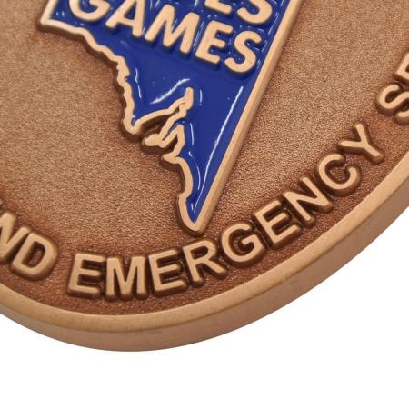 Maßgeschneiderte Medaillen in Kupfer-Finish