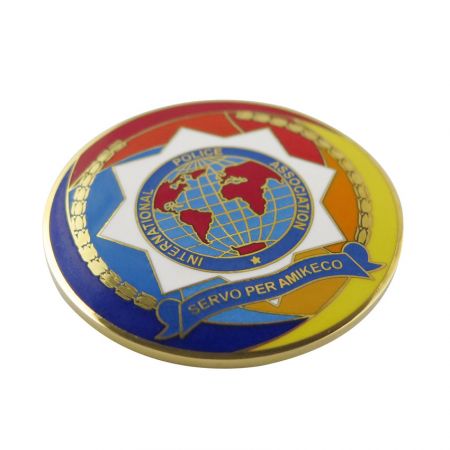 Guldbelagt messingmønt - Guldbelagt messingmønt