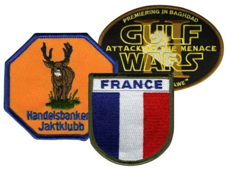 Merrow Border for Custom Embroidery Patches - Custom patches with merrow borders