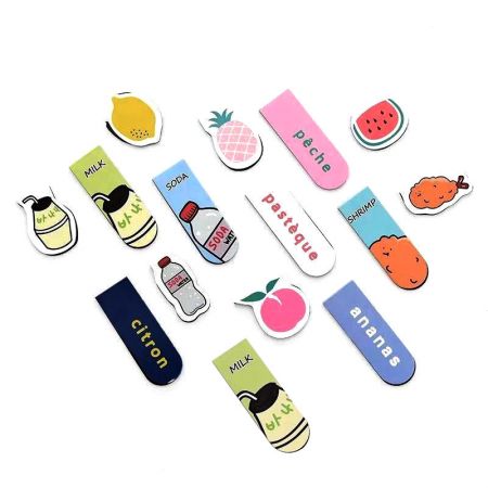 Pack De 30 Marcadores Magnéticos De Halloween | 30 Estilos Diferentes | Para Libros, Regalo Estudiantes | 2x6 Cm