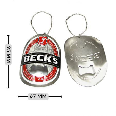 Mở nắp chai bằng thép không gỉ - Mở nắp chai bằng thép không gỉ trên chìa khóa