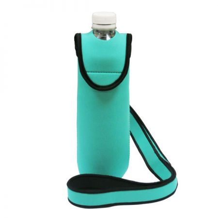 Custom Neoprene Water Bottle Sleeve - Neoprene Water Bottle Sleeve and Strap
