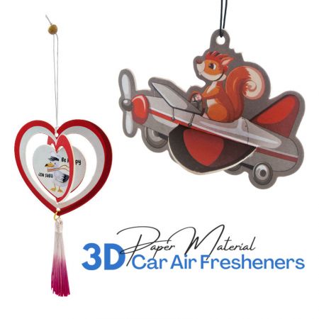 Wees creatief met gepersonaliseerde 3D auto luchtverfrissers - 3D luchtverfrisser