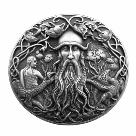 앤틱 실버 버클