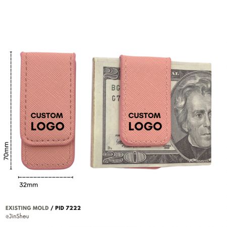 clips de dinheiro em couro personalizados