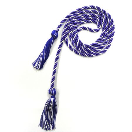 These high-quality polyester honor cords are perfect for graduation ceremonies and other special occasions.
